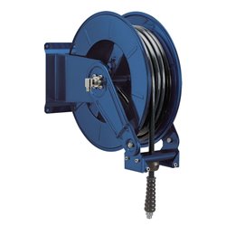 Spring hose reel in painted steel, jointed series