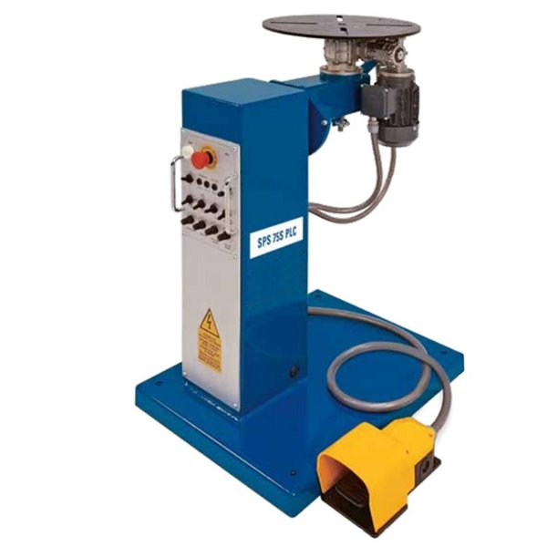 Rotary table positioner, maximum capacity 70 kg. Manual tilt. Rotary table positioner, maximum capacity 70 kg. Manual tilt.