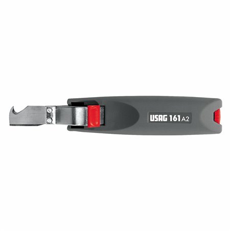 USAG 161 A2  Sguainacavi a lama orientabile con coltello Ø max mm 28 L mm 206            