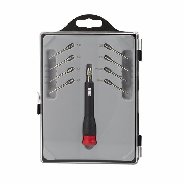 USAG 341 SH9  Giravite di precisione con 8 lame intercambiabili LxPxH mm 135x195x25 Peso gr 78            