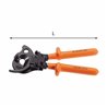 USAG 083 VSE A  Tagliacavi per cavi di rame e alluminio a cricchetto 1000 V max mm 52 L mm 280 Peso kg 1          
