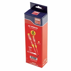 USAG 091 DPHB/SE2  Serie di 2 giraviti SLIM per viti con impronta combinata 1000 V Peso gr 250              