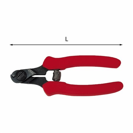 USAG 191  Tagliacavi per cavi d'acciaio L mm 165 Ø filo 2000 N/mm2 1,5 Ø filo 1600 N/mm2 5          