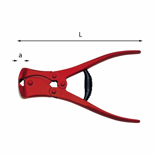 USAG 194  Tronchese a doppia leva a tagliente frontale L mm 210 Ø filo 2000 N/mm2 2,5 a mm 10          
