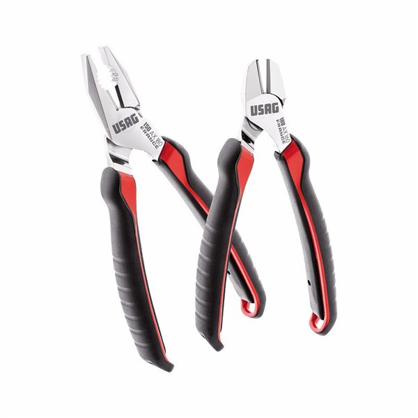 USAG 150 AX/SE2  Assortimento con pinza universale e tronchese a tagliente diagonale (2 pz) Peso gr 500              