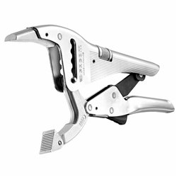 USAG 135 D  Pinza regolabile autobloccante a cremagliera con ganascia inferiore snodata L mm 250 a mm 110 c mm 50          