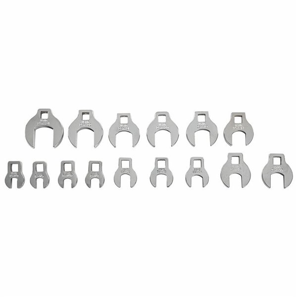 USAG 257 3/8 SE15  Serie di 15 chiavi a zampa di gallo Peso gr 700              