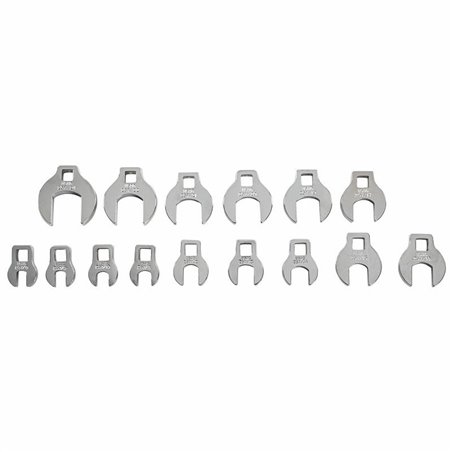 USAG 257 3/8 SE15  Serie di 15 chiavi a zampa di gallo Peso gr 700              