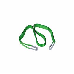 USAG 493 A  Fascia di sollevamento asola-asola doppio strato Portata max ton 3 Colore giallo L m 4          