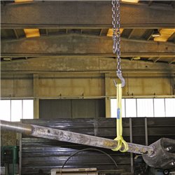 USAG 493 B  Funi di sollevamento tonde ad anello chiuso Portata max ton 3 Colore giallo L m 1          