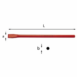 USAG 359  Scalpelli per elettricisti axL mm 14x200 b mm 10            