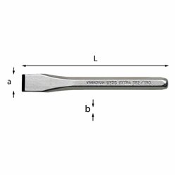 USAG 362  Scalpelli L mm 150 a mm 18 b mm 12          