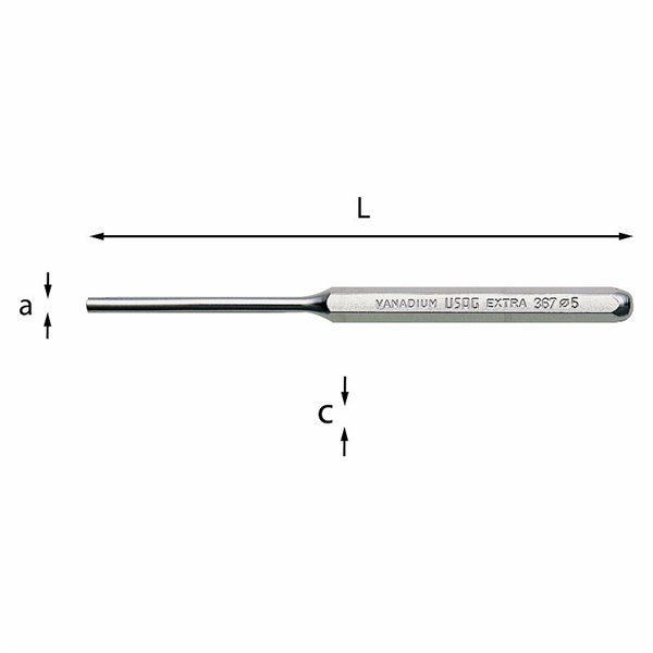 USAG 367  Cacciaspine axL mm 8x200 c mm 12            