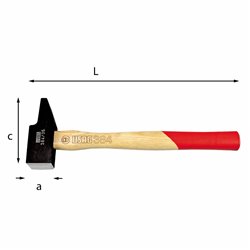 USAG 384  Martelli per meccanici a mm 42 c mm 117 L mm 330          