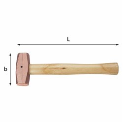 USAG 390  Mazzette in rame gr 800 b mm 90 L mm 270          