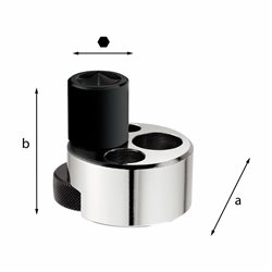 USAG 459  Estrattore ad eccentrico per viti prigioniere Capacità Ø mm 5÷20 axb mm 52x54            