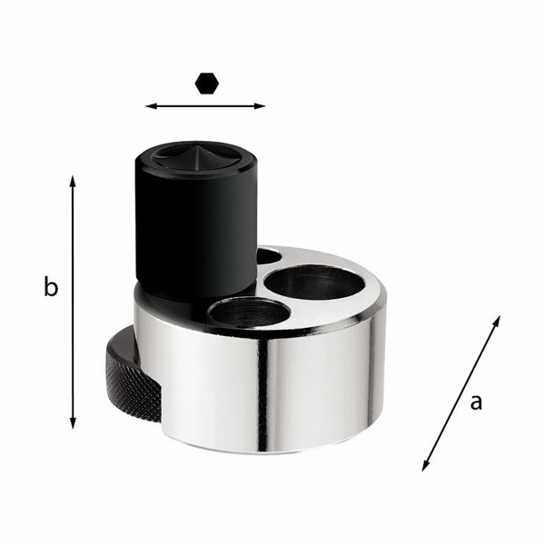 USAG 459  Estrattore ad eccentrico per viti prigioniere Capacità Ø mm 5÷20 axb mm 52x54            