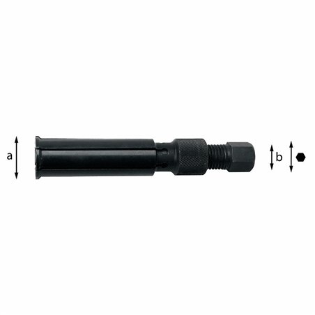 USAG 468 C  Estrattori ad espansione per interni n° 9 a mm (Ø 50÷60) b mm 1/2" Esagono di manovra mm 32        
