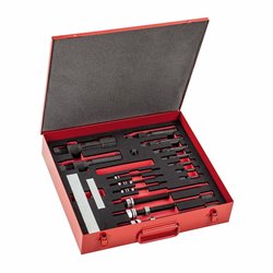 USAG 468 NKS11  Assortimento in cassetta di lamiera con estrattori ad espansione (11 pz) LxPxH mm 425x395x83 Peso kg 10         