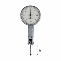 USAG 969  Comparatore centesimale a tasto orientabile Capacità mm 0,8 Risoluzione mm 0,01 Scala 0-40 b mm 12,5        