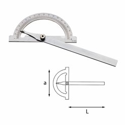 USAG 970 A  Goniometri semplici a mm 150 Scala 0°÷180° Risoluzione 1° L mm 200        
