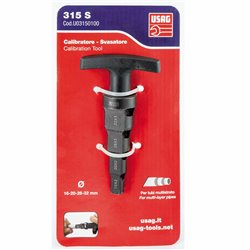 USAG 315 S  Svasatore - calibratore Ø esterno x spessore 16x2-20x2-26x3-32x3 Peso gr 260            