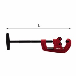 USAG 313 B  Tagliatubi per acciaio e inox Ø mm 60-114 Ø " 2-4 L mm 630 Peso kg 7        