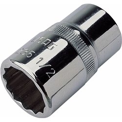 USAG 235 1/4 EPN  Chiavi a bussola in pollici con bocca esagonale Bocca esagonale " 7/16 b mm 15,7 L mm 22          