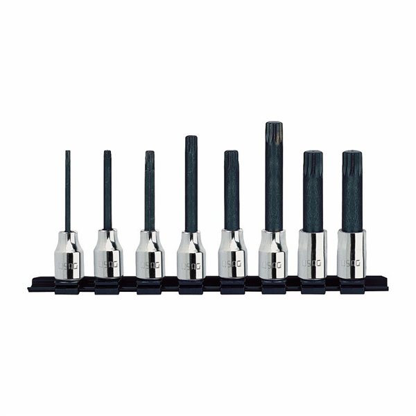 USAG 233 1/2 NXZN/S8  Serie di 8 chiavi a bussola per viti con impronta XZN Peso gr 840              