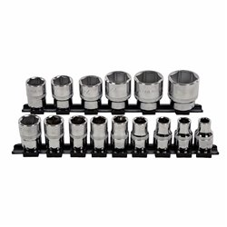 USAG 235 1/2 EN/S15  Serie di 15 chiavi a bussola esagonali Peso kg 1,6              