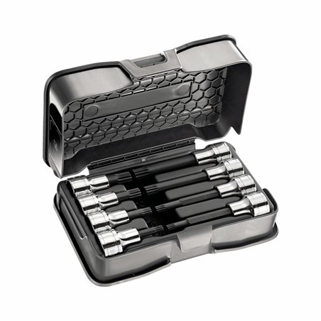 USAG 233 1/2 NXZN/C8  Assortimento in cassetta di ABS con bussole per viti con impronta XZN (8 pz) LxPxH mm 210x130x60 Peso gr 8