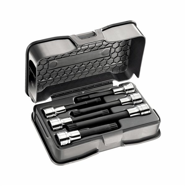 USAG 233 1/2 NXZN/C6  Assortimento in cassetta di ABS con bussole per viti con impronta XZN (6 pz) LxPxH mm 210x130x60 Peso gr 7