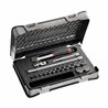 USAG 604 3/8 A  Assortimento in cassetta di ABS con bussole poligonali (18 pz) LxPxH mm 330x215x60 Peso kg 1,8            