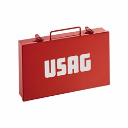 USAG 612 M  Cassetta in metallo vuota - taglia M LxPxH mm 320x205x57 Peso kg 1,4            