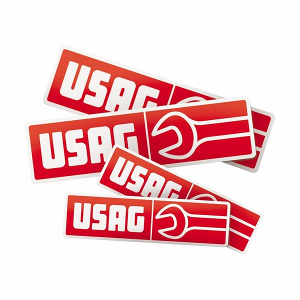 USAG 3783 D  Adesivo logo Usag Dimensioni cm 20x5,2              