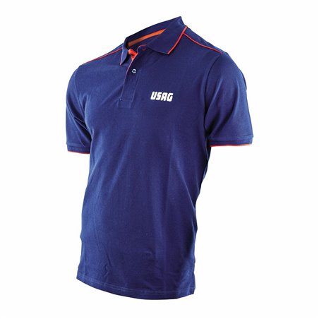 USAG 3720 B  Polo manica corta uomo Taglia XXL              