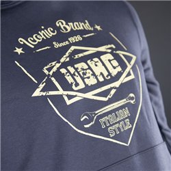 USAG 3712 A  Felpa vintage con cappuccio uomo Taglia L              