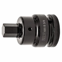 USAG 685 B  Bussola portainserti macchina n° 4 Attacco quadro femmina " 1 Attacco femmina esagonale " 1 1/2 axL mm 58x70        