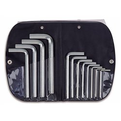 USAG 280 P/SE12  Serie di 12 chiavi maschio esagonale in pollici Peso gr 400              