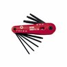 USAG 280 STX/S8  Serie di 8 chiavi maschio per viti con impronta TORX® Tamper Resistant Peso gr 215              