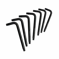 USAG 280 TX/SE7  Serie di 7 chiavi maschio piegate per viti con impronta TORX® Peso gr 475              
