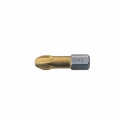 USAG 660 TPH  Inserti per viti con impronta a croce PHILLIPS® - attacco 1/4" n° 3 L mm 25            