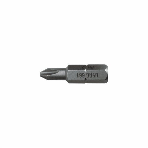 USAG 661 PH  Inserti per viti con impronta a croce PHILLIPS® - attacco 5/16" n° 3 L mm 32            