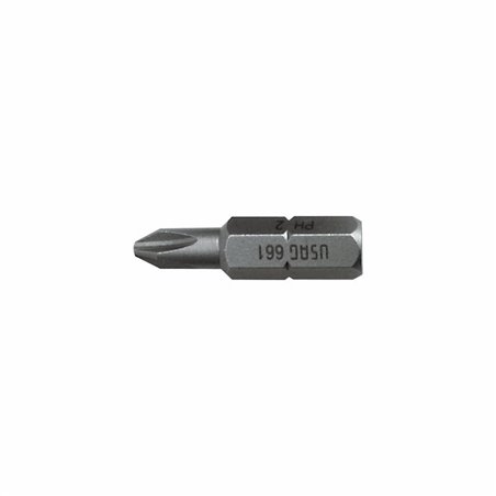 USAG 661 PH  Inserti per viti con impronta a croce PHILLIPS® - attacco 5/16" n° 3 L mm 32            