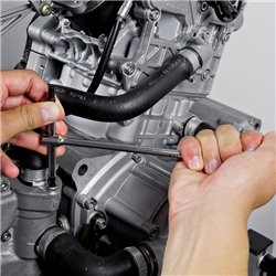 USAG 280 TTS  Chiavi a T maschio esagonale con testa sferica Esagono di manovra mm 8 a mm 125 L mm 250 Peso gr 200        