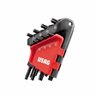 USAG 280 TX/S8C  Serie di 8 chiavi maschio piegate per viti con impronta TORX® Peso gr 100              