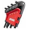 USAG 280 STX/S8C  Serie di 8 chiavi maschio piegate per viti con impronta TORX® Tamper Resistant Peso gr 100              