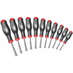 USAG 298 SE11  Serie di 11 chiavi bussola esagonale con impugnatura Peso kg 1,4              