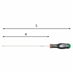 USAG 324 LTX  Giraviti per viti con impronta TORX® n°xa T25x275 L mm 400 Misura impugnatura M3          