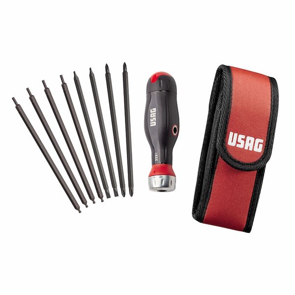 USAG 333 K/SB9E  Assortimento COMBIDRIVE in astuccio nylon (10 pz)                